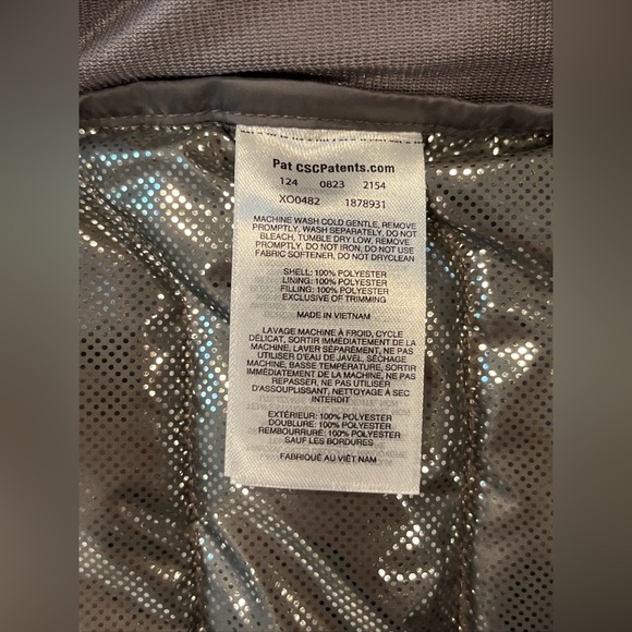 Columbia White Out Vest Mens Small Gray Puffer Omni-Heat Insulated New Tags - Picture 16 of 16